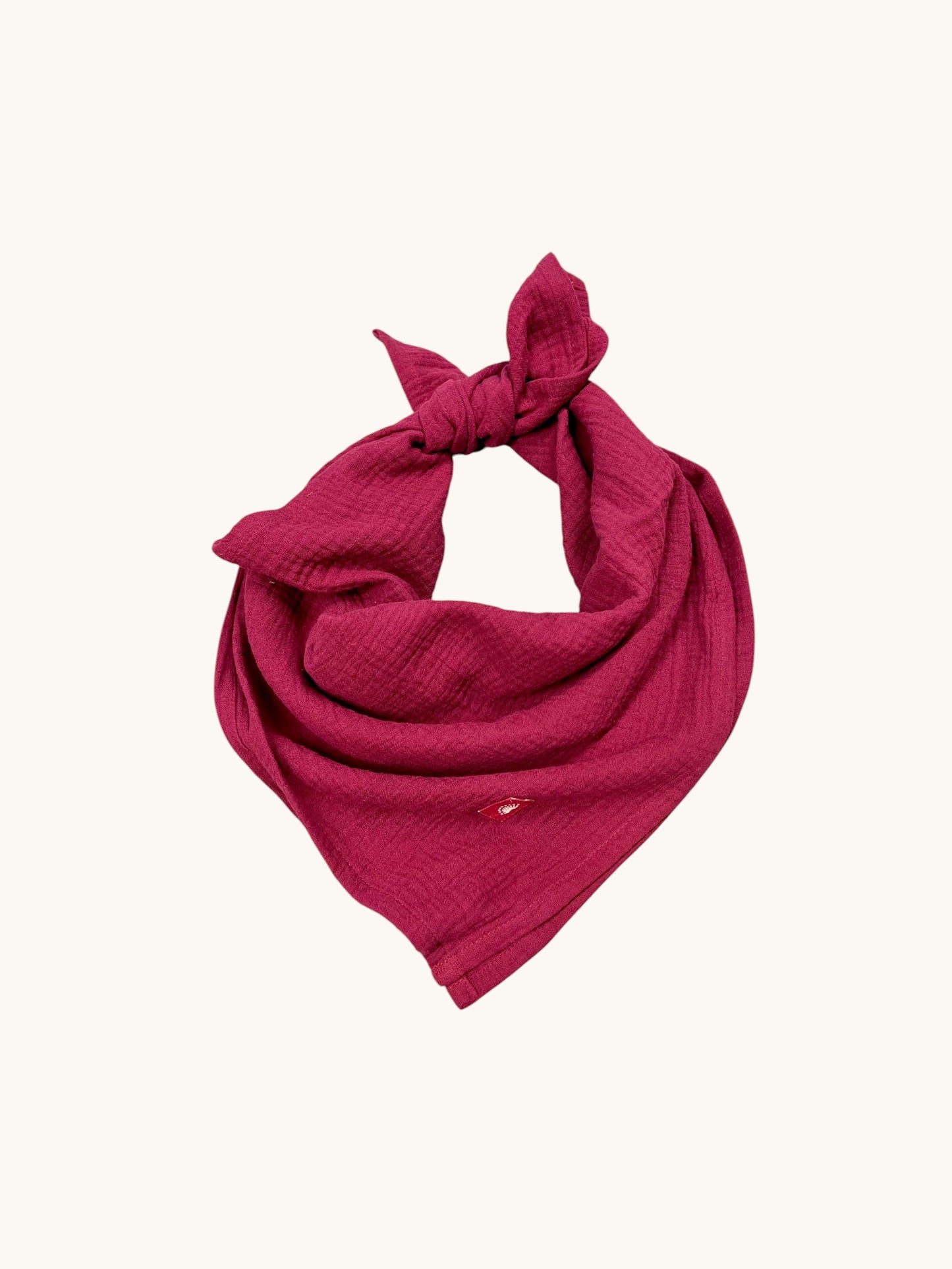 GAUZE SCARF SMALL / BERRY