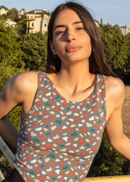 SARA TOP / TERRAZZO GREY