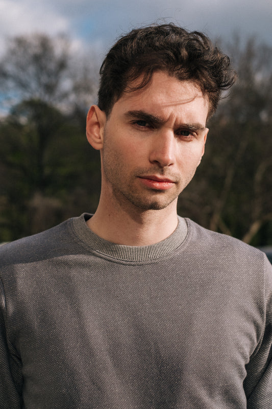 BICOLOR CREWNECK / ASH