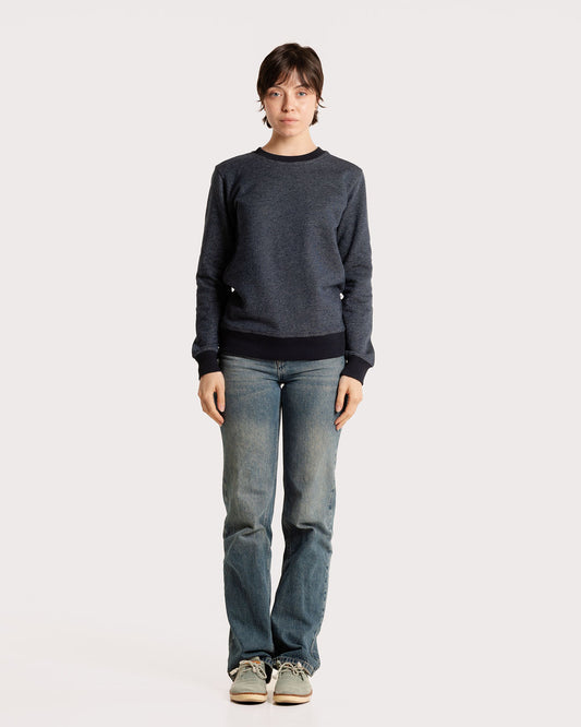 BICOLOR CREWNECK / NAVY