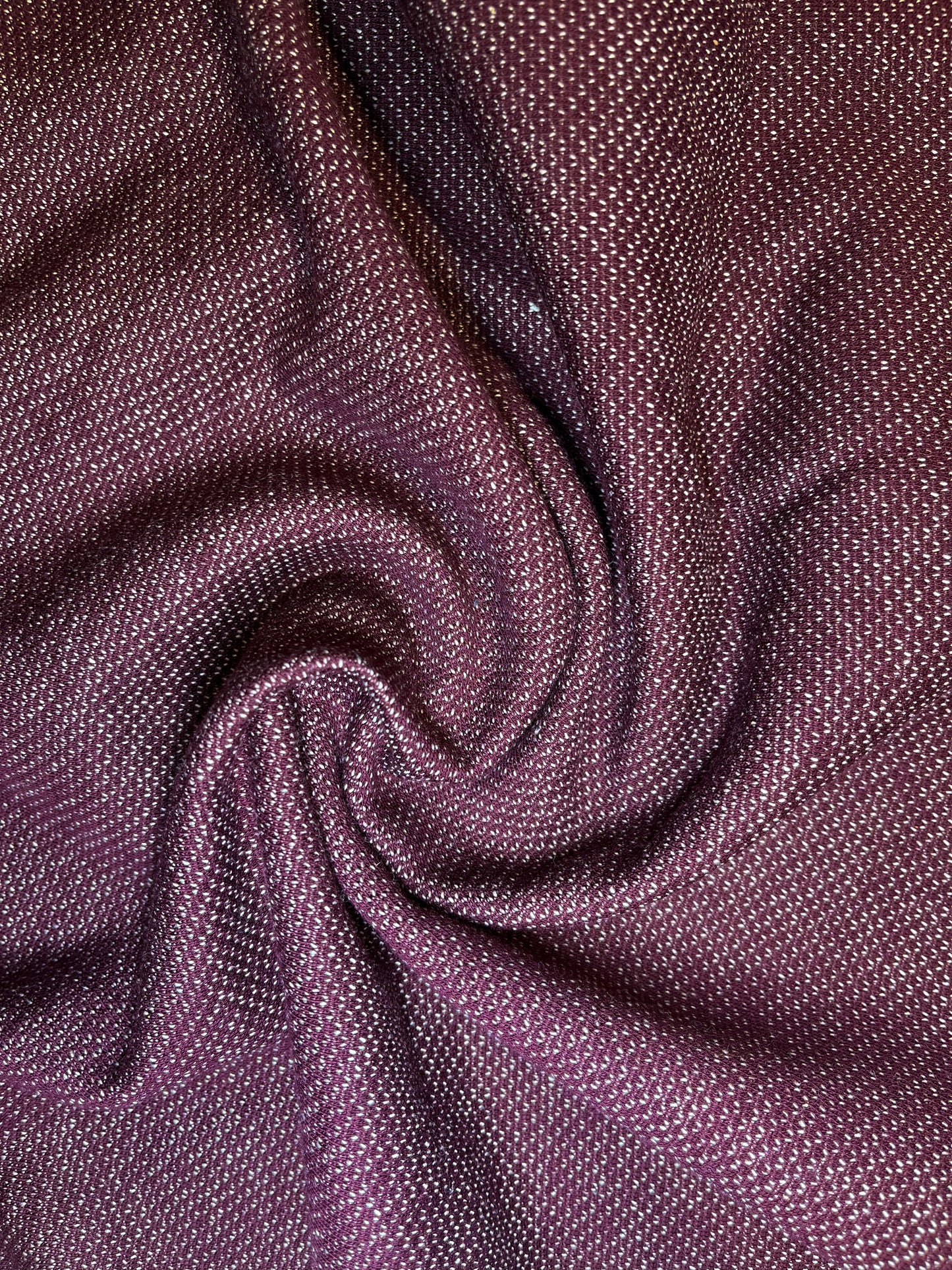 BICOLOR CREWNECK / WINE