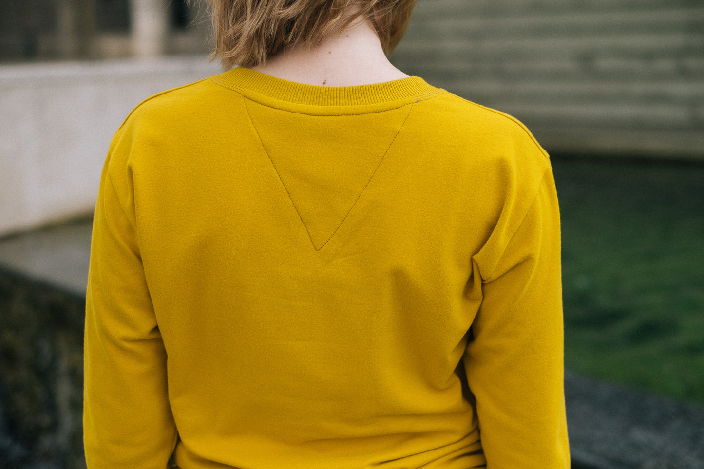 COVER W SWEATSHIRT LIGHT / MUSTARD