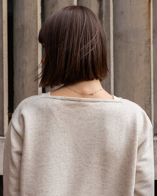 HEMP CREWNECK / ECRU