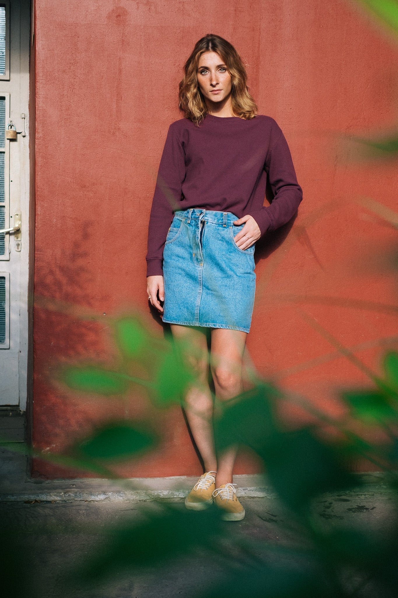 HIVE SWEATSHIRT CREWNECK / PLUM - Touch Me Not Clothing