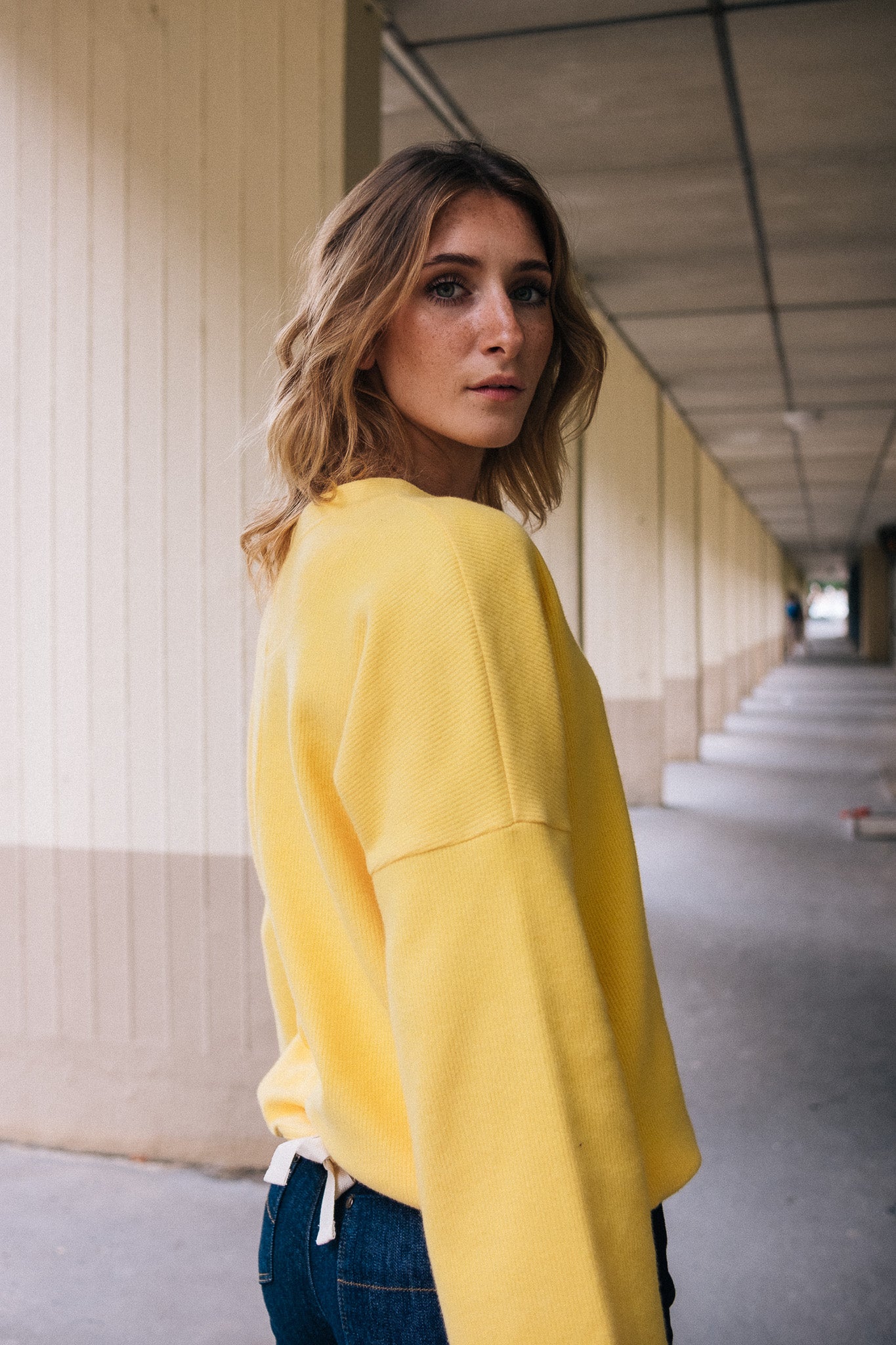 TRAPEZE CORD JUMPER / CANARI - Touch Me Not Clothing