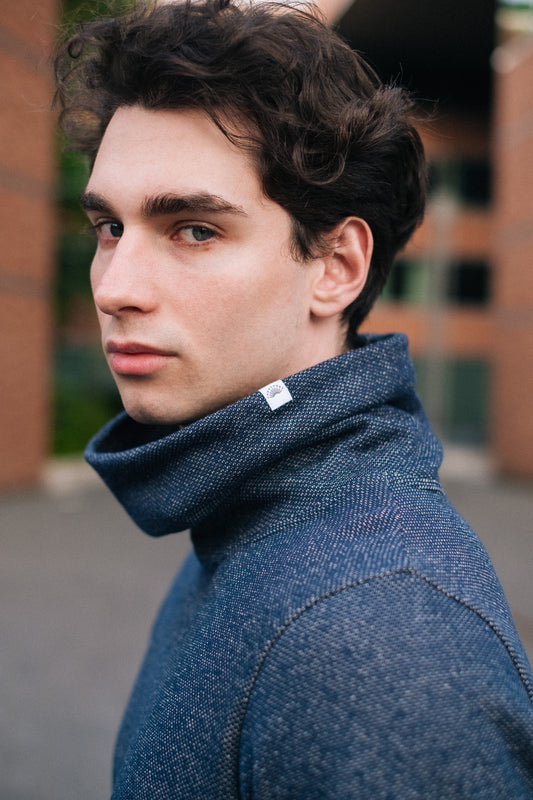 BICOLOR FUNNELNECK / NAVY