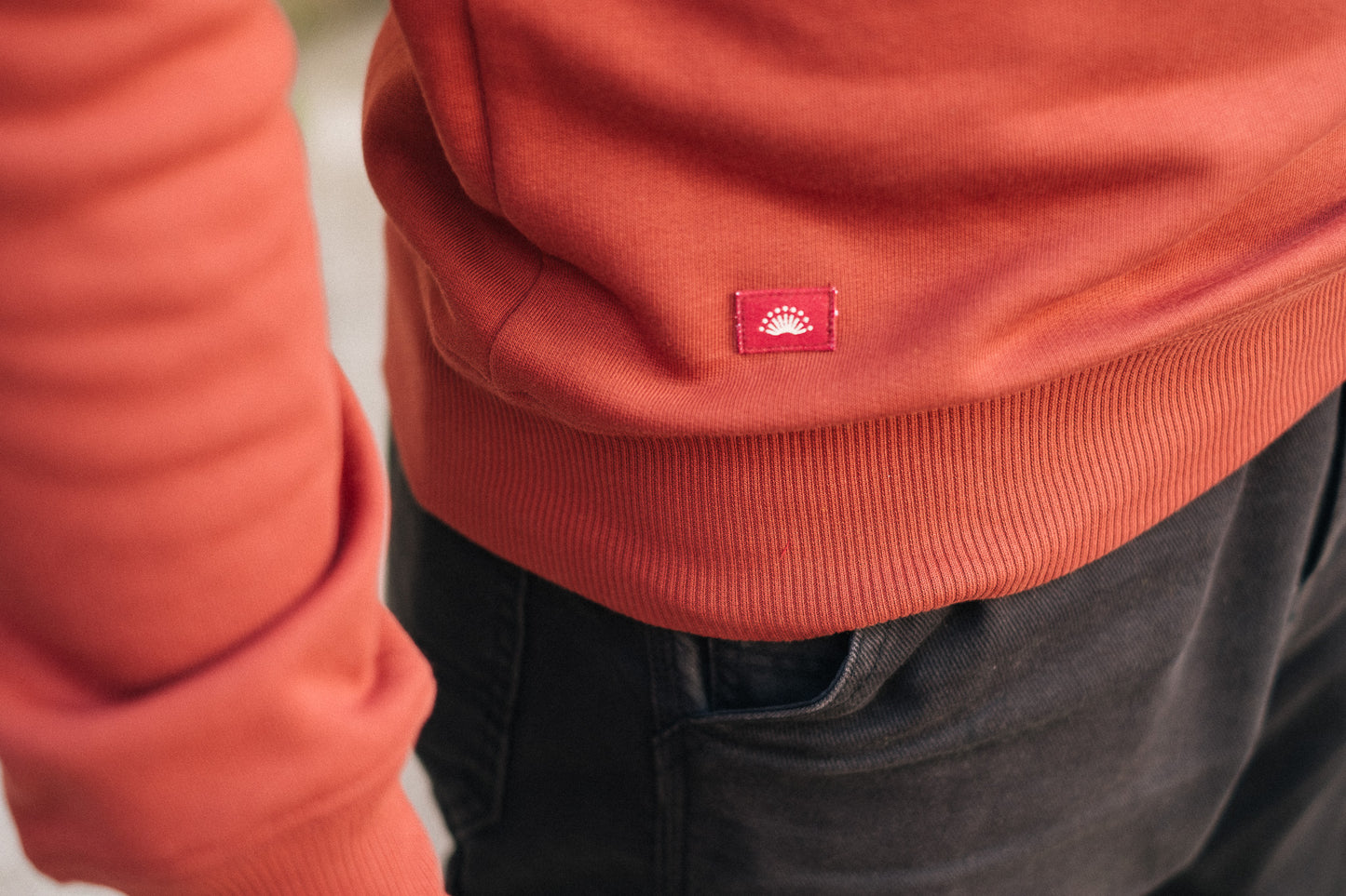 SHIELD SWEATSHIRT / RETRO RED