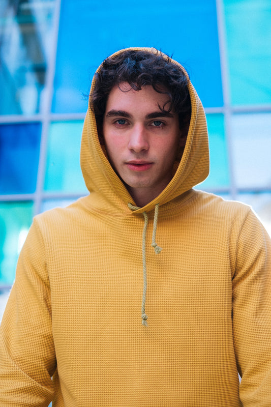 HIVE HOODIE / MUSTARD 2 / imperfect