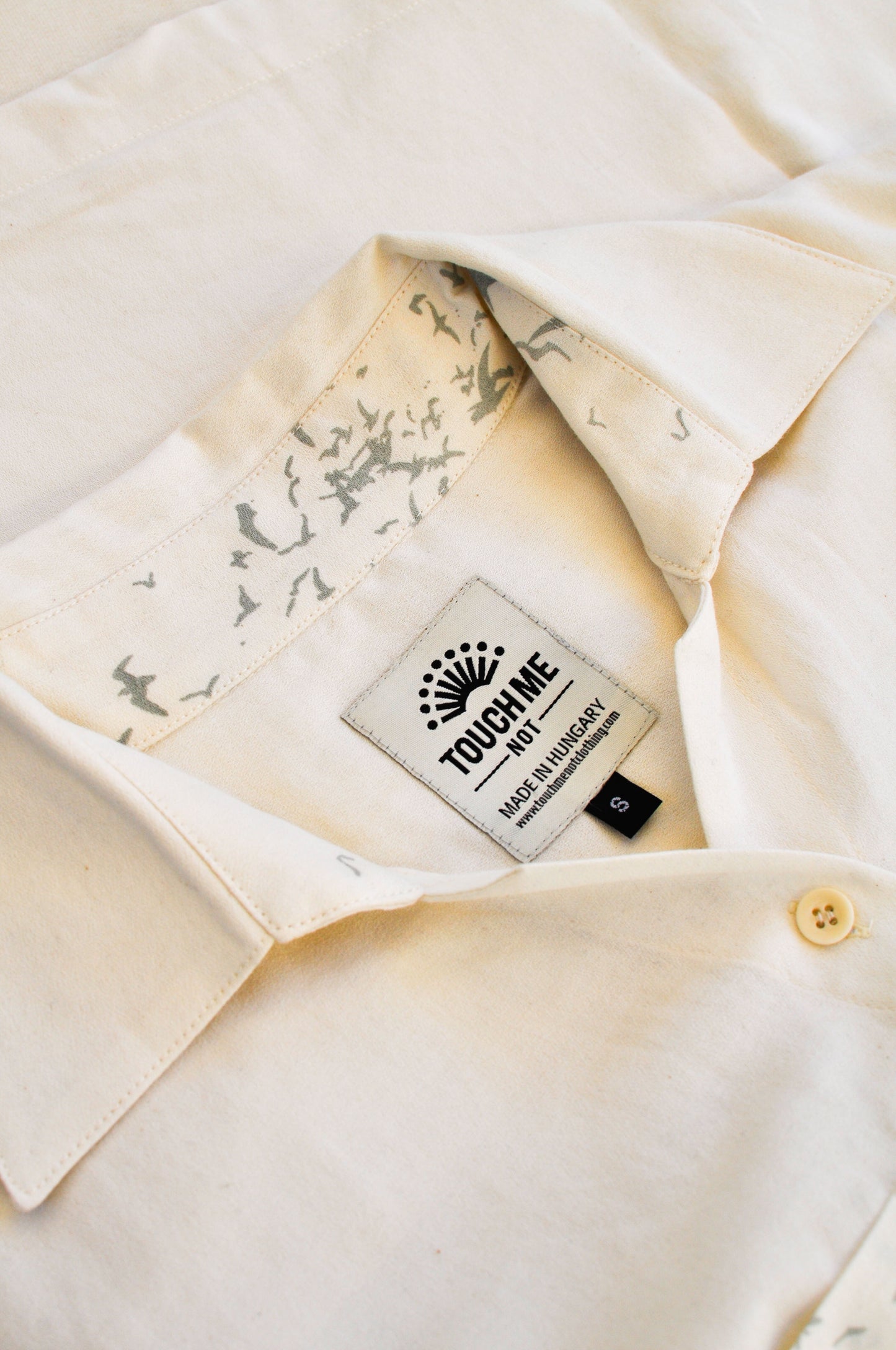 BIRDS BLOUSE / ECRU