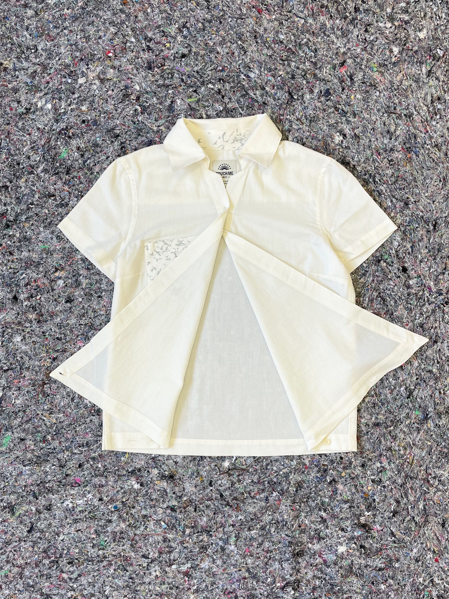 BIRDS BLOUSE / ECRU