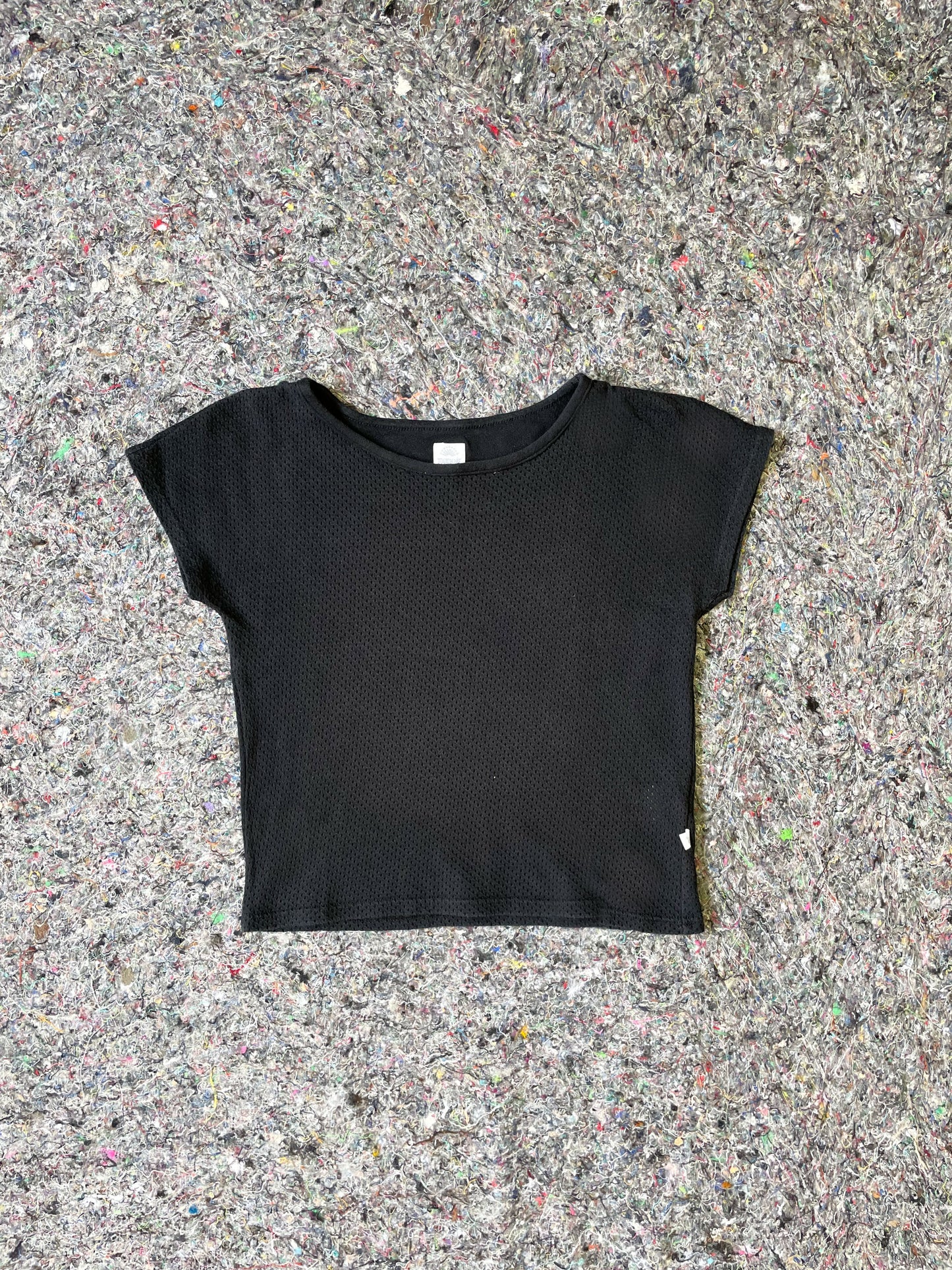 MESH TEE WOMEN'S / BLACK