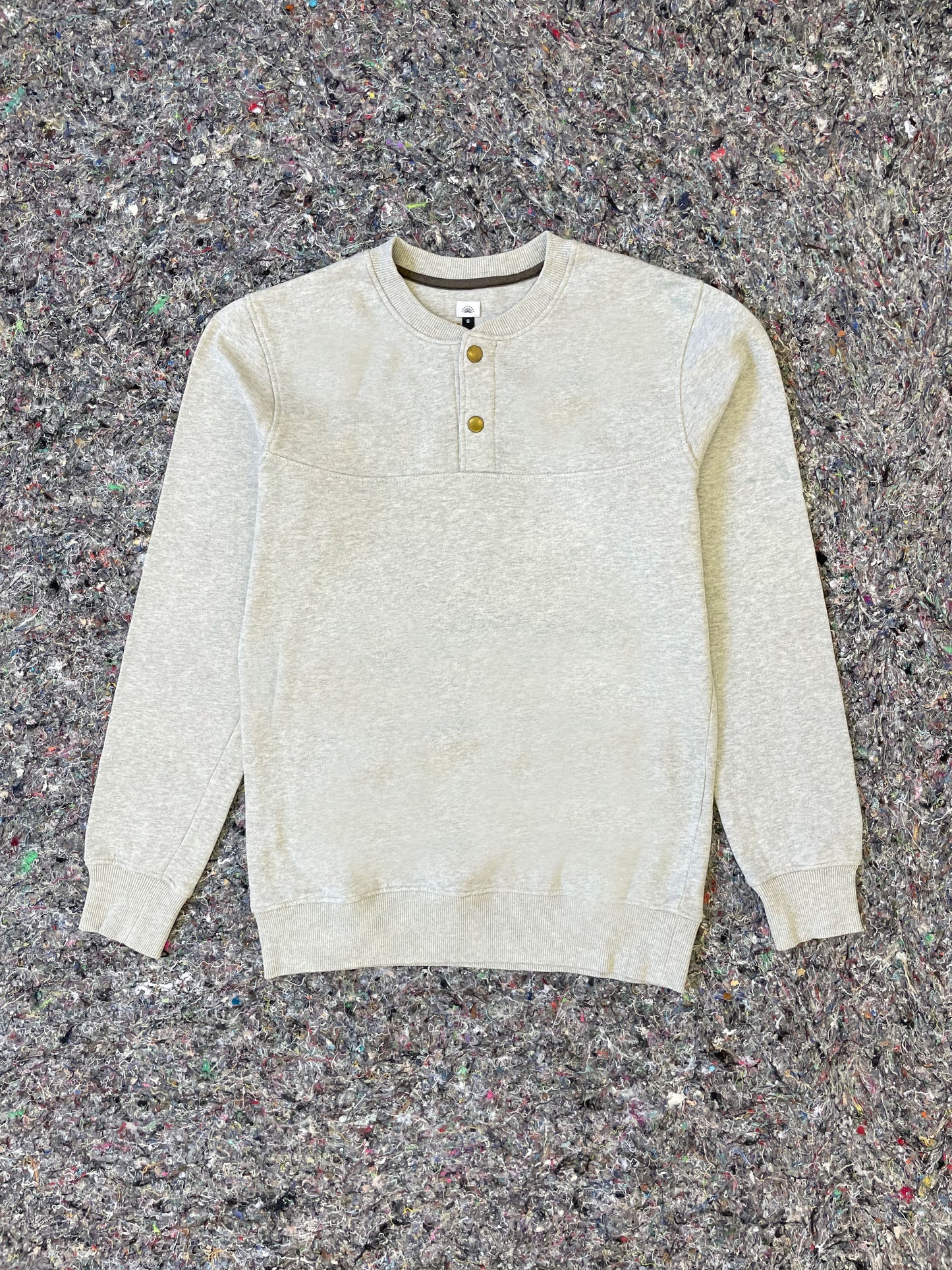 UNI SWEATSHIRT MEN'S / LIGHT GREY MARL