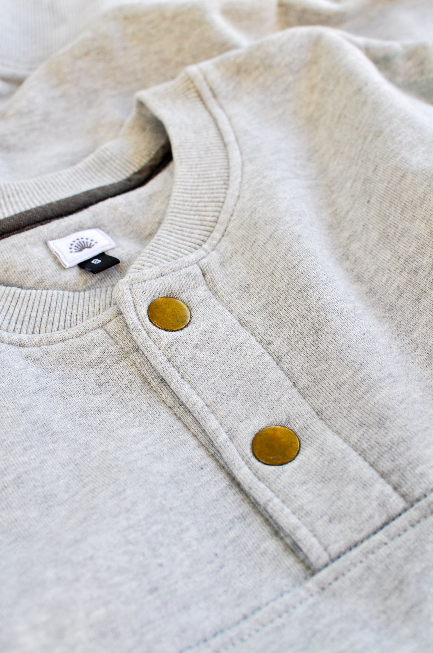 UNI SWEATSHIRT MEN'S / LIGHT GREY MARL