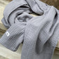 GAUZE SCARF BIG / GREY - Touch Me Not Clothing