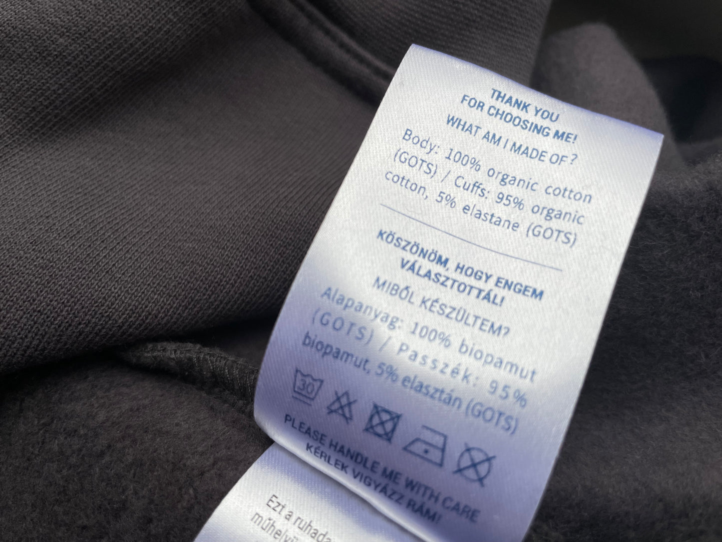 AUTISTIC ART "CHESS KING" SWEATSHIRT / ANTHRACITE - Touch Me Not Clothing