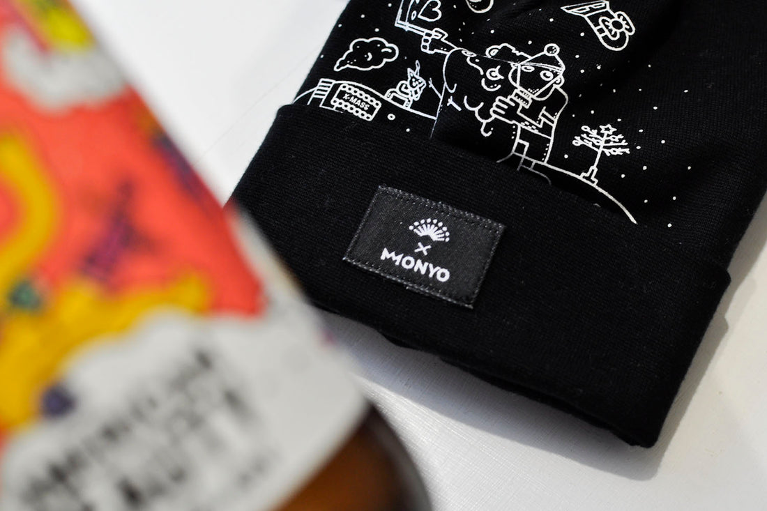 MONYO Brewery X TMN beanie & box