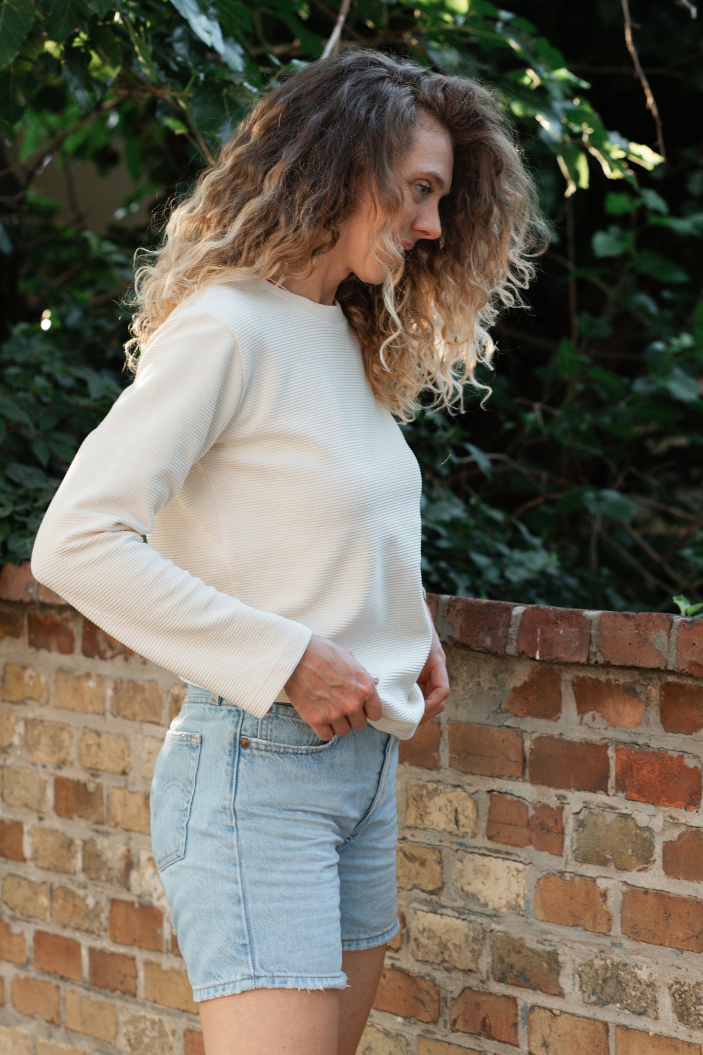 ANA CREWNECK / ECRU 1 / imperfect