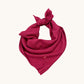GAUZE SCARF SMALL / BERRY