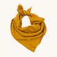 GAUZE SCARF SMALL / MUSTARD