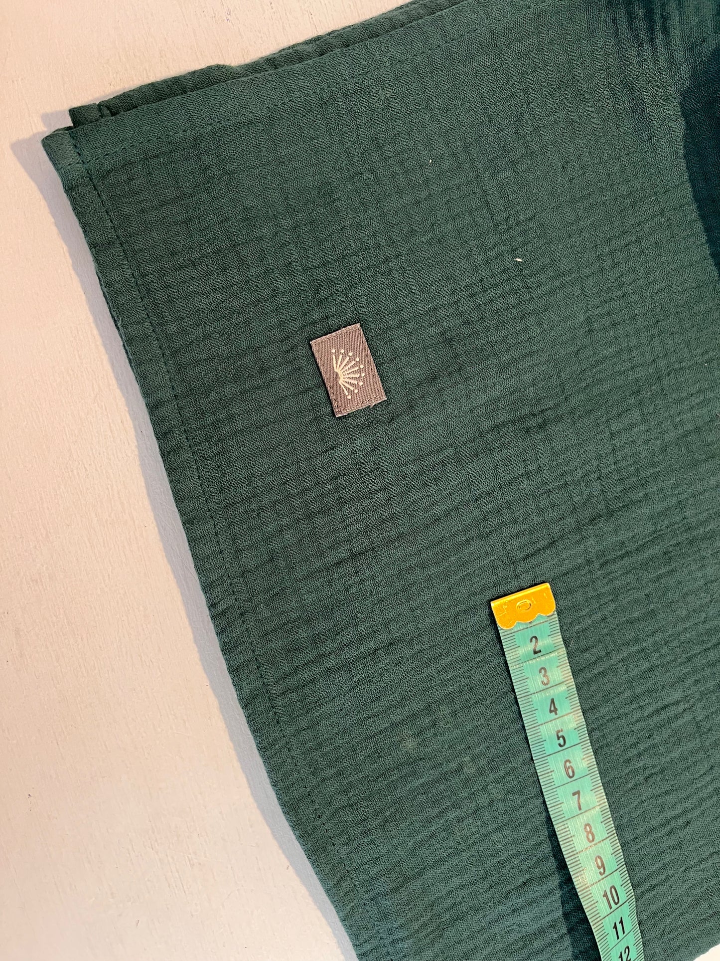 GAUZE SCARF BIG / PETROL / imperfect