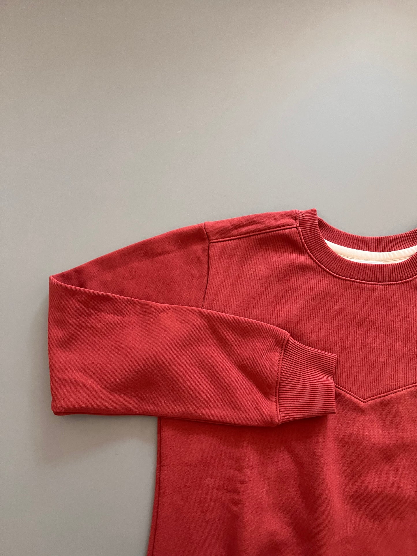 TIDE CREWNECK / RETRO RED / sample