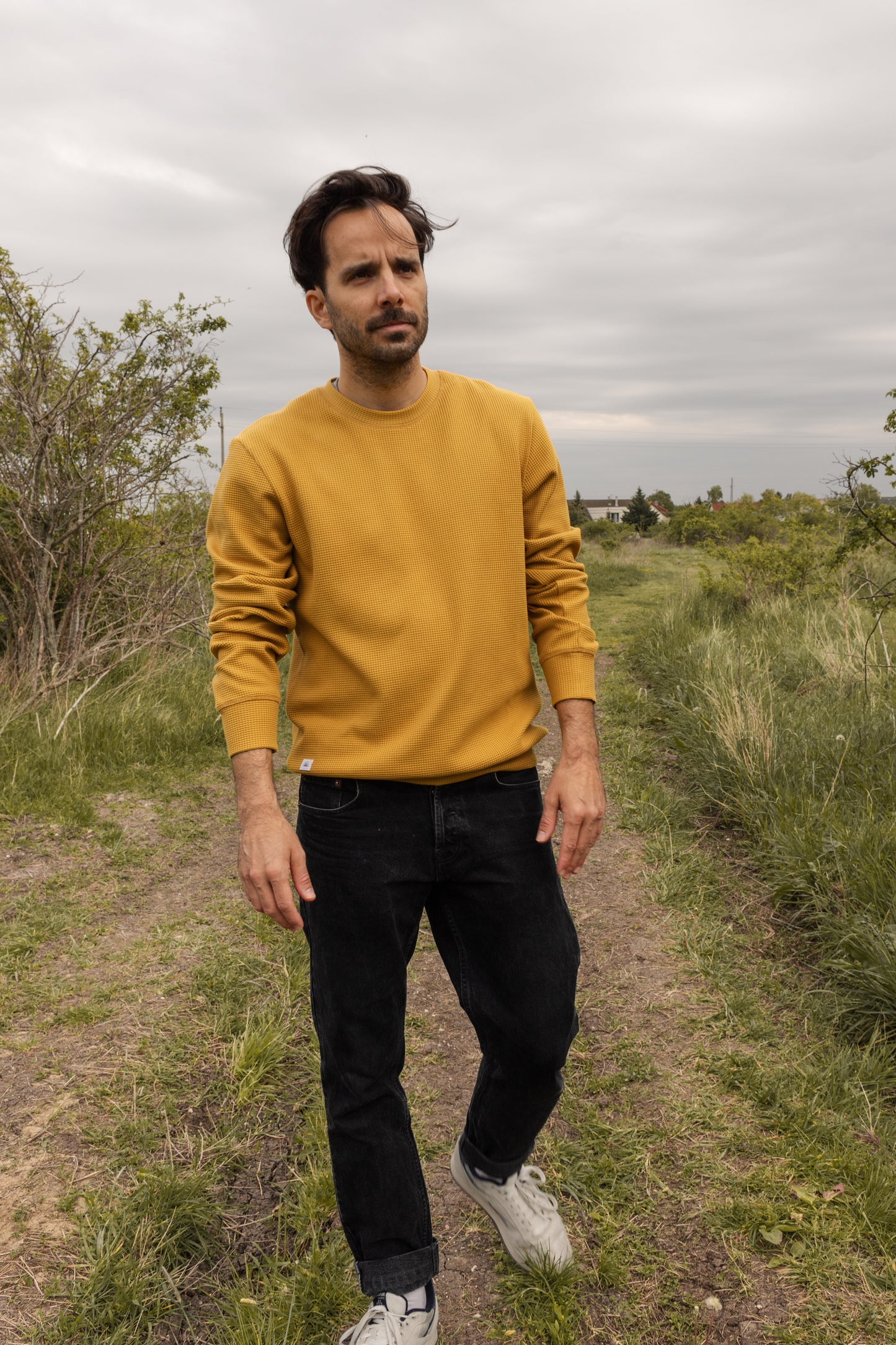 HIVE CREWNECK / MUSTARD