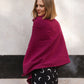 GAUZE SCARF BIG / BERRY