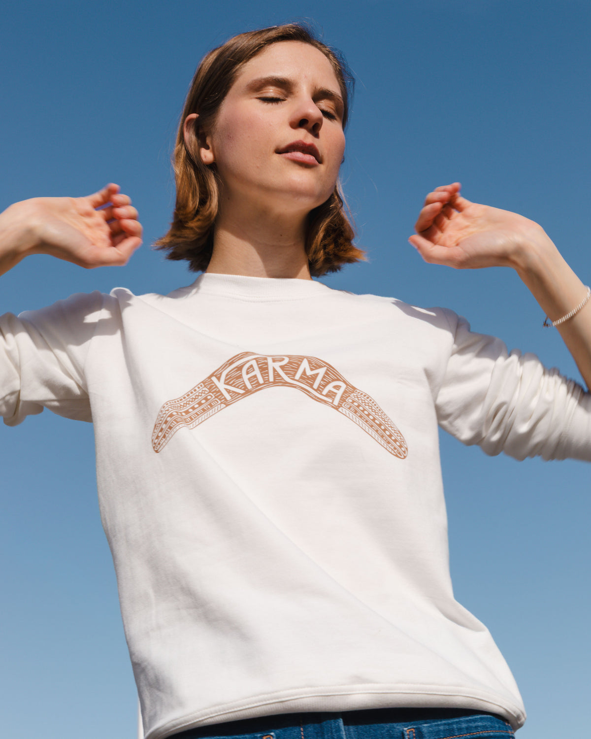 KARMA CREWNECK / ECRU