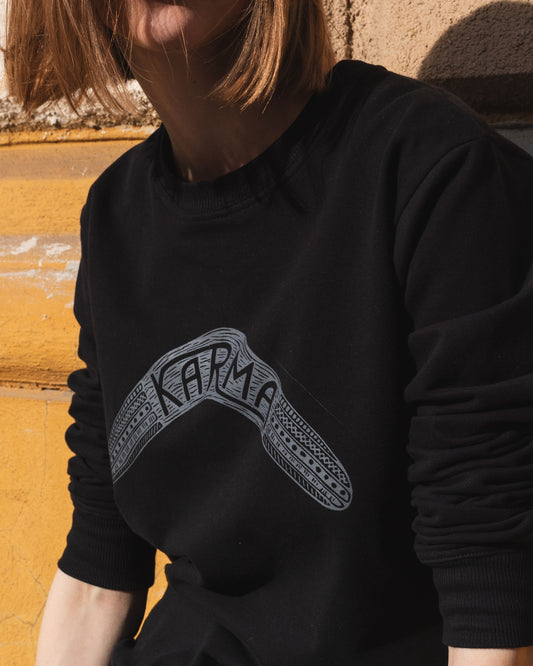 KARMA CREWNECK / BLACK
