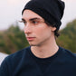 RIB BEANIE / BLACK