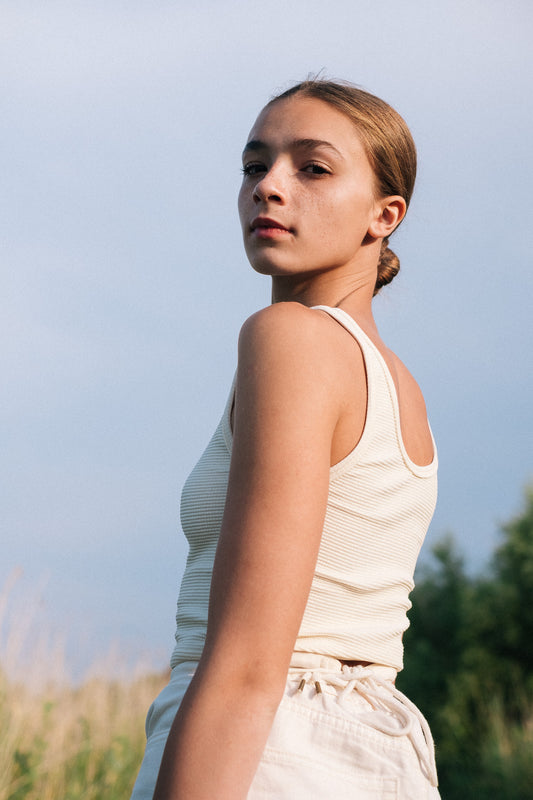 SARA TOP / ECRU