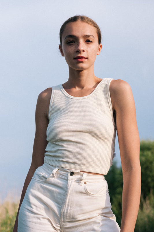 SARA TOP / ECRU