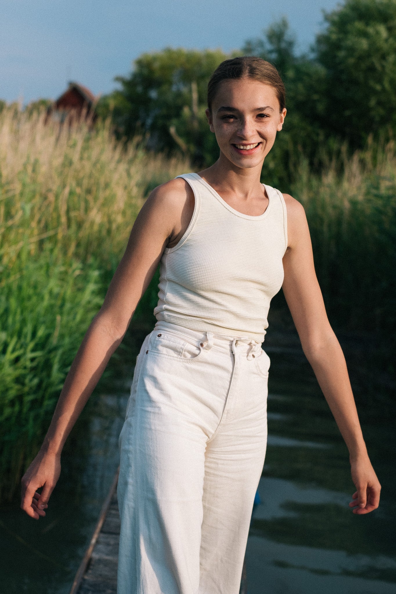 SARA TOP / ECRU