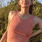 SARA TOP LIGHT / ORANGE STRIPES