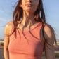 SARA TOP LIGHT / ORANGE STRIPES