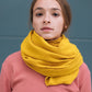 GAUZE SCARF BIG / MUSTARD