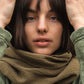 GAUZE SCARF BIG / OLIVE