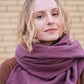 GAUZE SCARF BIG / PLUM