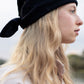 GAUZE SCARF SMALL / BLACK