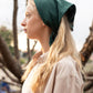 GAUZE SCARF SMALL / PETROL