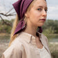GAUZE SCARF SMALL / PLUM
