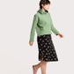 FLAP MIDI SKIRT / CRESCENT