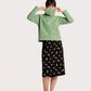 FLAP MIDI SKIRT / CRESCENT