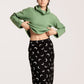 FLAP MIDI SKIRT / CRESCENT