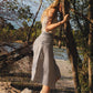 FLAP MIDI SKIRT / STRIPED