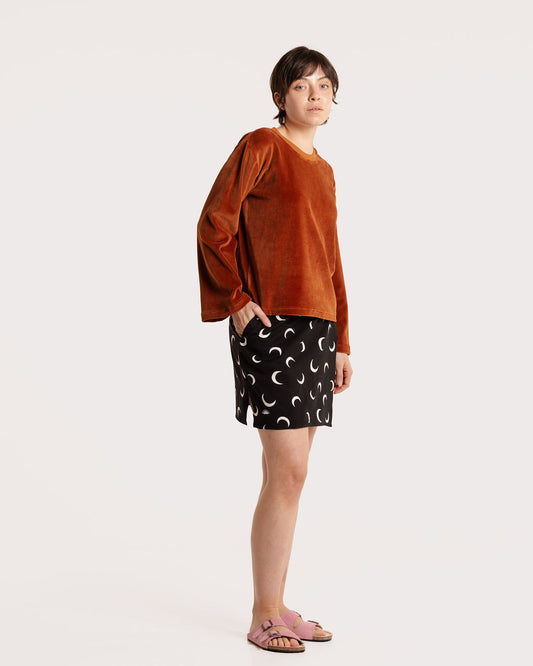 FLAP MINI SKIRT / CRESCENT