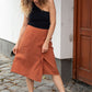 GAUZE MIDI SKIRT / TERRA