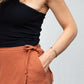 GAUZE MIDI SKIRT / TERRA