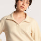 WAFFEL COLLAR / ECRU