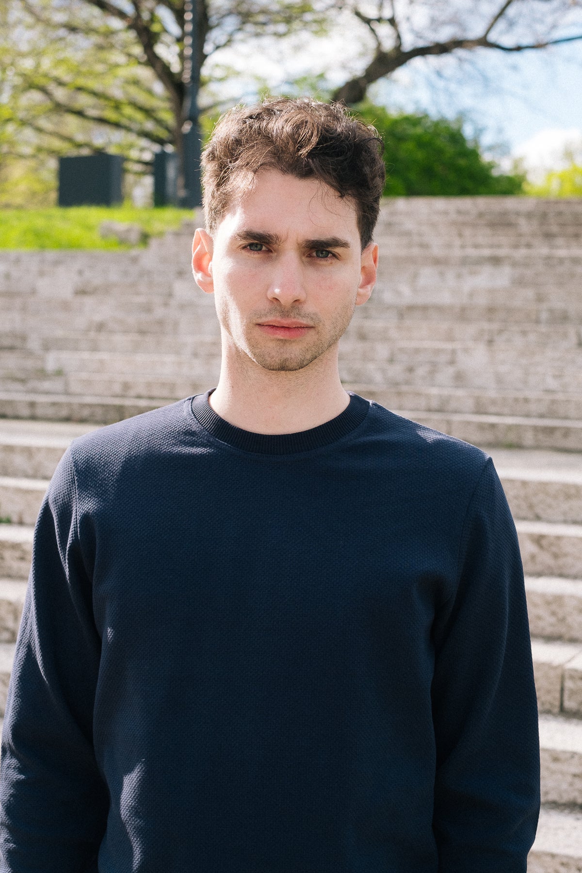 CREWNECK / 3D NAVY 1 / imperfect